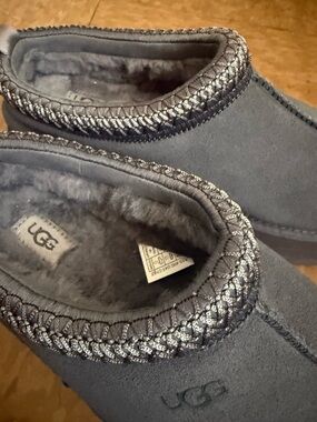 UGG Tazz II GREY Treaded Sole Slip-On Boots